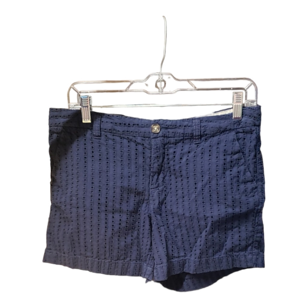 Navy blue cotton dress shorts.  MERONA. SIZE 8.